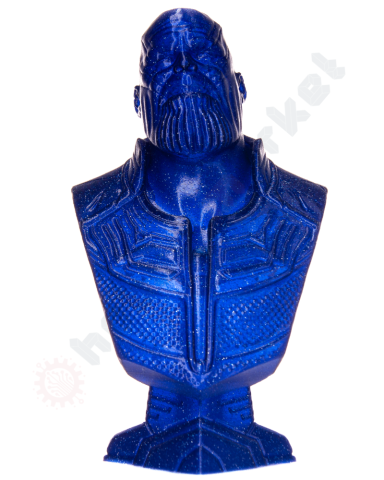 Filament PLA albastru Galaxy intens 1.75mm, 1kg, Devil Design, imprimantă 3D [1]