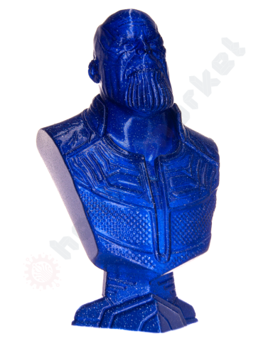 Filament PLA albastru Galaxy intens 1.75mm, 1kg, Devil Design, imprimantă 3D [2]