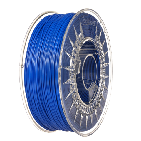 PLA - Filament PLA albastru intens 1.75mm, 1kg, Devil Design, imprimantă 3D