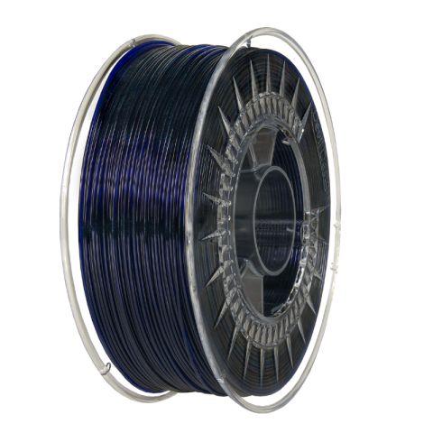 Filament PETG albastru ultra 1.75mm, 1kg, Devil Design, imprimantă 3D