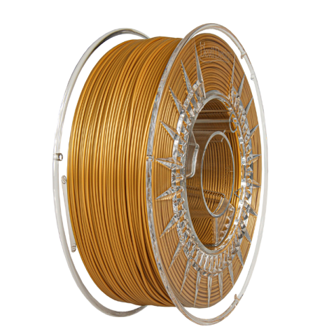 PLA - Filament PLA auriu 1.75mm, 1kg, Devil Design, imprimantă 3D