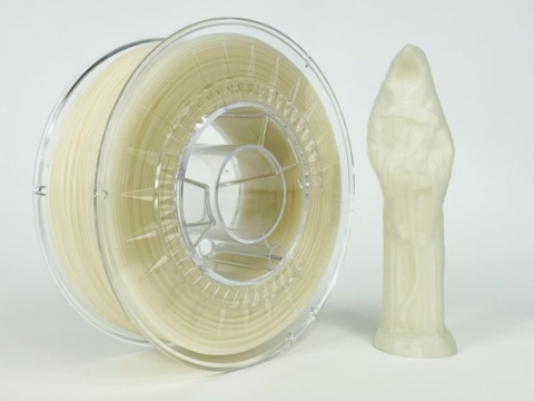 Filament PLA fosforescent albastru 1.75mm, 1 kg, Devil Design, imprimantă 3D [1]