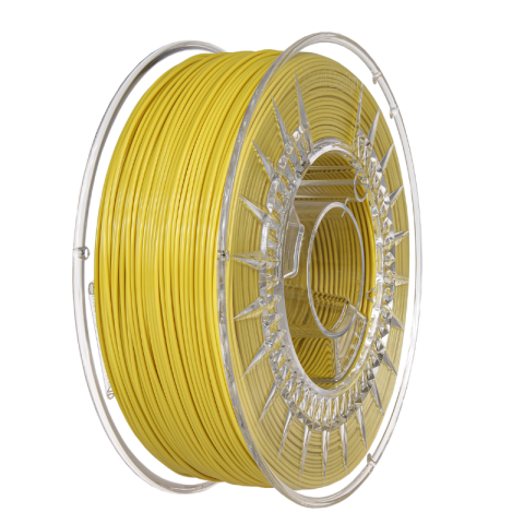 PLA - Filament PLA galben 1.75mm, 1 kg, Devil Design, imprimantă 3D