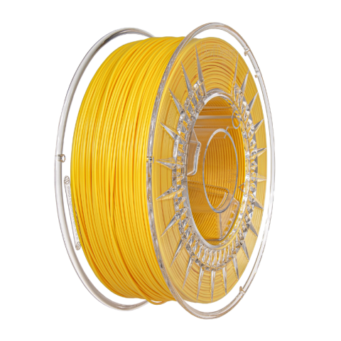 Filament PLA galben aprins 1.75mm, 1 kg, Devil Design, imprimantă 3D