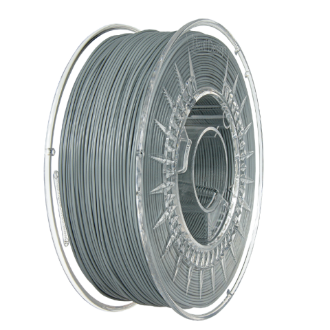 PLA - Filament PLA gri 1.75mm, 1kg, Devil Design, imprimantă 3D
