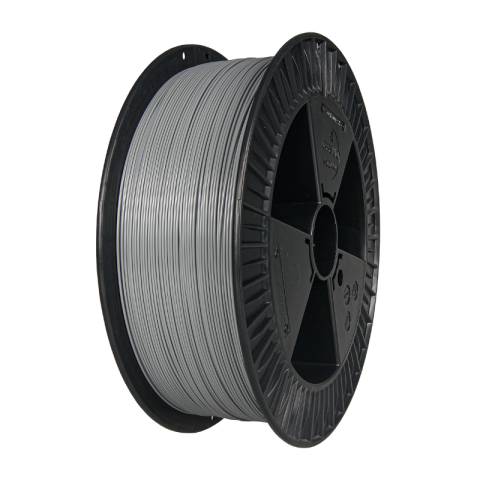 Filament PLA gri 1.75mm, 2kg, Devil Design, imprimantă 3D