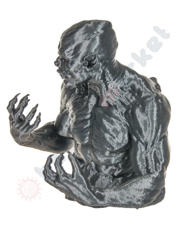 Filament PLA gri antracit (grafit) 1.75mm, 1kg, Devil Design, imprimanta 3D [3]