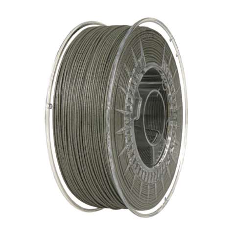 Filament PLA gri (Graystone) 1.75mm, 1kg, Devil Design, imprimanta 3D