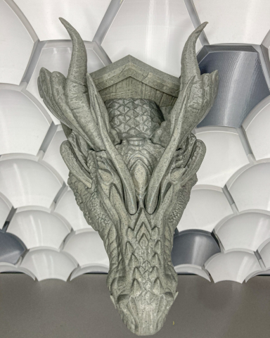 Filament PLA gri marmură închis 1.75mm, 1kg, Devil Design, imprimantă 3D [2]