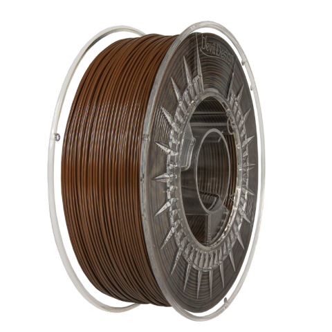 Filament PLA maro inchis 1.75mm, 1kg, Devil Design, imprimanta 3D