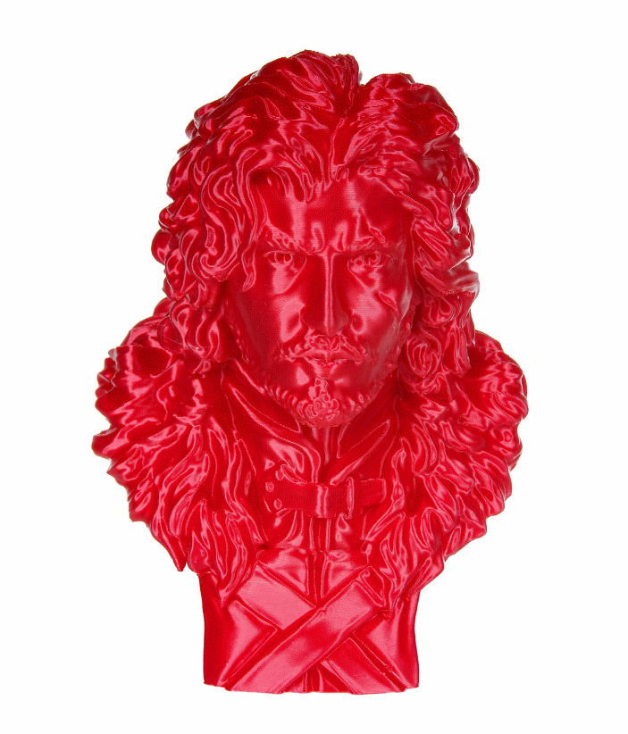 Filament PLA roșu aprins 1.75mm, 1 kg, Devil Design, imprimantă 3D [1]
