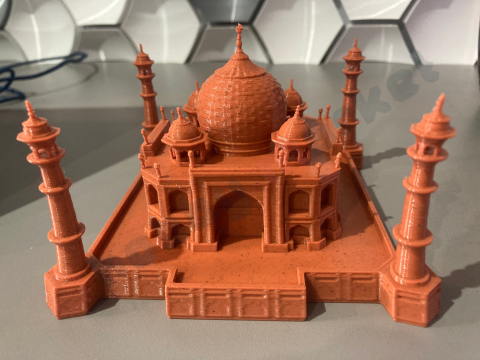 Filament PLA rosu caramiziu 1.75mm, 1kg, Devil Design, imprimanta 3D [1]