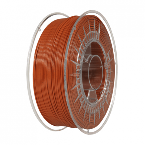Filament PLA rosu caramiziu 1.75mm, 1kg, Devil Design, imprimanta 3D