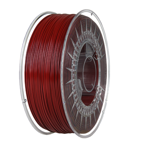 Filament PLA roșu vișiniu 1.75mm, 1kg, Devil Design, imprimantă 3D