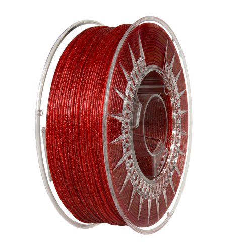 Filament PLA roșu Galaxy 1.75mm, 1kg, Devil Design, imprimantă 3D
