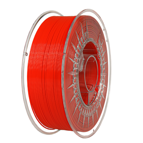 PLA - Filament PLA roșu intens 1.75mm, 1 kg, Devil Design, imprimanta 3D
