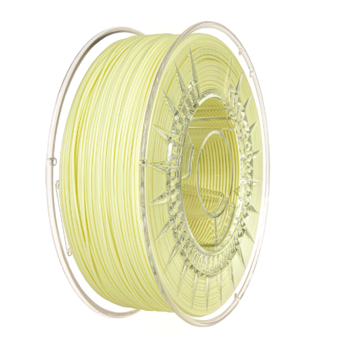 PLA - Filament PLA vanilie 1.75mm, 1 kg, Devil Design, imprimantă 3D