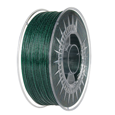 Filament PLA verde Galaxy 1.75mm, 1kg, Devil Design, imprimantă 3D