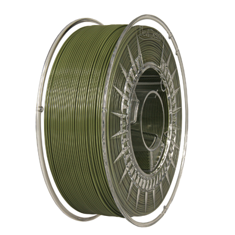 Filament PLA verde măslină 1.75mm, 1kg, Devil Design, imprimantă 3D