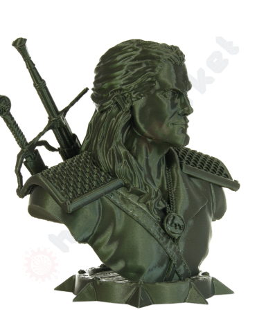 Filament PLA verde metalic 1.75mm, 1 kg, Devil Design imprimantă 3D [4]