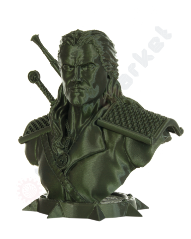 Filament PLA verde metalic 1.75mm, 1 kg, Devil Design imprimantă 3D [2]