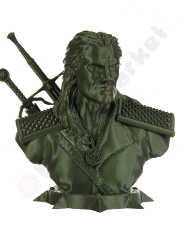 Filament PLA verde metalic 1.75mm, 1 kg, Devil Design imprimantă 3D [3]