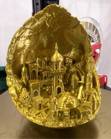 Filament SILK auriu, 1.75mm, 1kg, Devil Design, imprimantă 3D [2]