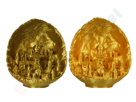 Filament SILK auriu, 1.75mm, 1kg, Devil Design, imprimantă 3D [10]