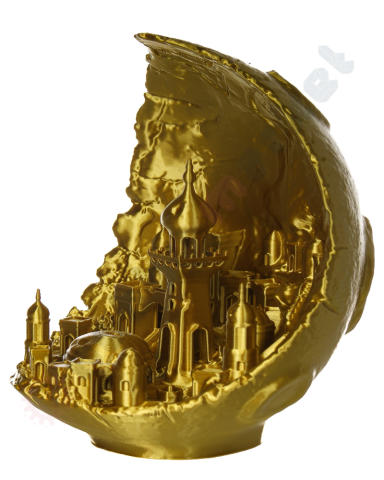 Filament SILK auriu, 1.75mm, 1kg, Devil Design, imprimantă 3D [3]