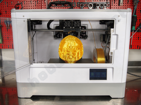 Filament SILK auriu deschis, 1.75mm, 1kg, Devil Design, imprimantă 3D [7]