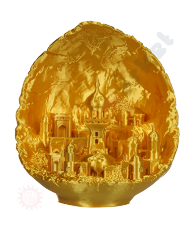 Filament SILK auriu deschis, 1.75mm, 1kg, Devil Design, imprimantă 3D [4]