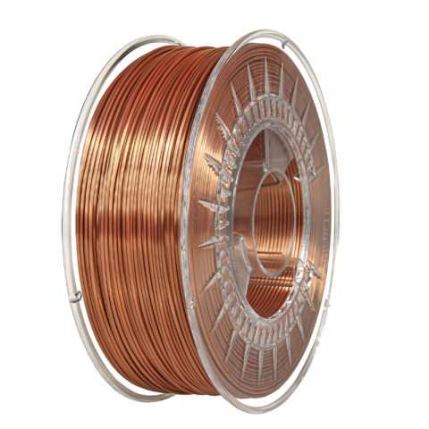 SILK - Filament SILK cupru/arămiu, 1.75mm, 1kg, Devil Design, imprimantă 3D