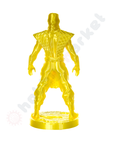 Filament SILK galben aprins, 1.75mm, 0.33kg, Devil Design, imprimantă 3D [3]