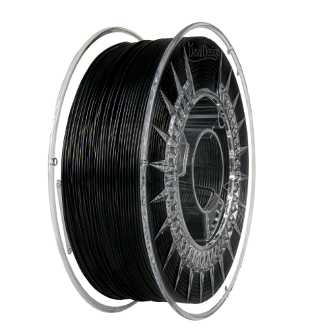 Filamente 3D - Filament TPU negru 1.75mm, 1kg, Devil Design, imprimantă 3D
