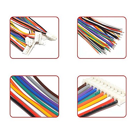 Fire PH2.0mm 8p, lungime 20cm, conector la un capat [2]