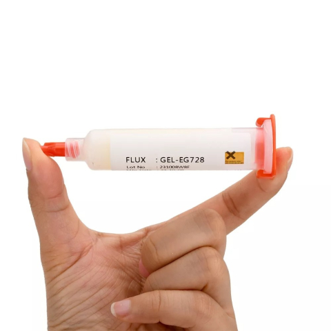 Flux de lipire tip gel EG728, washless, fara plumb, seringa 10g, pentru SMD si PCB [3]