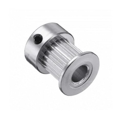 Piese mecanice - Fulie GT2 20 dinti, gaura 6.35mm, curea 10mm, aluminiu, imprimanta 3D