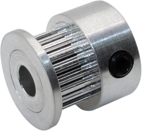 Piese mecanice - Fulie GT2, 20 dinti, gaura interioara 5mm, curea 6mm, aluminiu imprimanta 3D