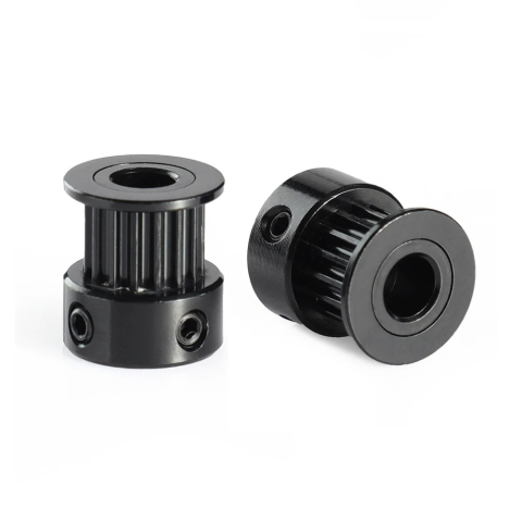 Fulie GT2 neagra, 20 dinti, curea 6mm, Gaura interioara 5mm, imprimanta 3D