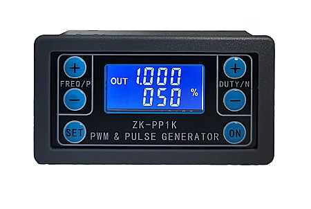 Generator de semnal, PWM si Generator Puls LCD, Negru ZK-PP1K [0]