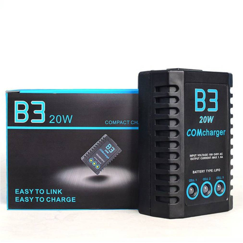 Incarcator LiPo B3 COMcharger 20W, 2S/3S, cu balansare​​​​​​​ [4]