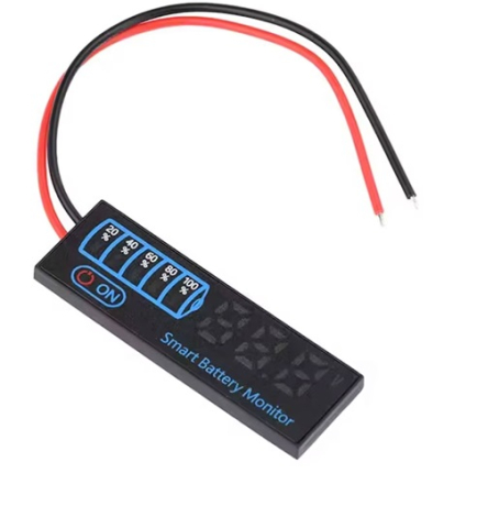 Incarcare, descarcare si afisare - Indicator de incarcare a bateriei, Li-Ion, Pb, LiFePO4, voltmetru pentru baterii, 4V-55V