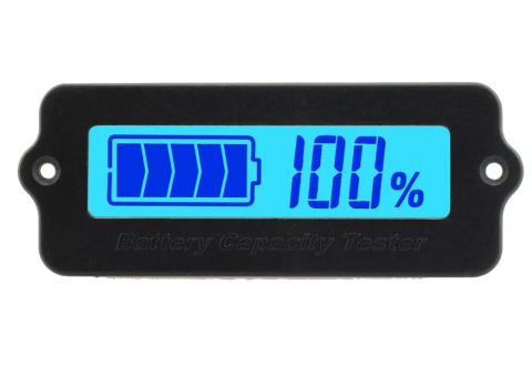 Indicator nivel baterie LY6W, LCD albastru, 8-78V, Li-Ion, LiFePO4 si Pb [0]