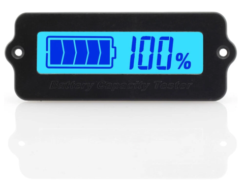Indicator nivel baterie LY6W, LCD albastru, 8-78V, Li-Ion, LiFePO4 si Pb [1]