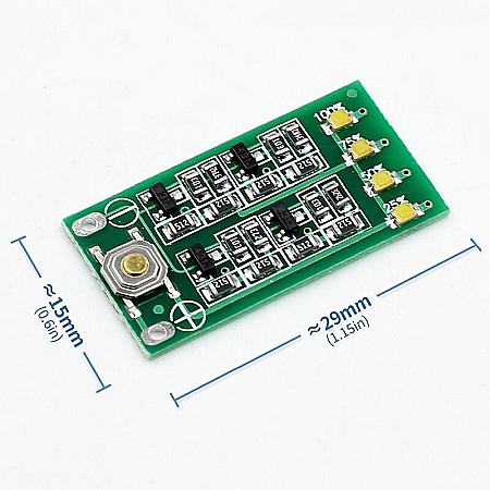Indicator nivel led BMS acumulatori 3S 18650