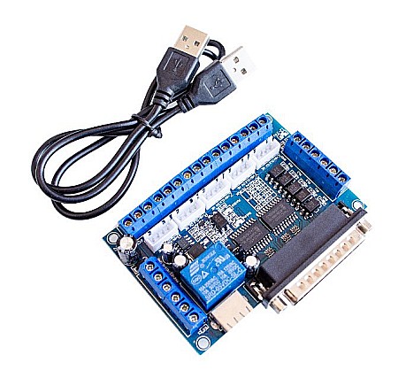 CNC si accesorii CNC - Interfata CNC 5 axe pentru motoare pas cu pas MACH3