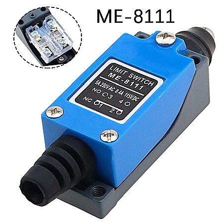 Intrerupator Limitator ME-8111, 5A, Piston de fixare, 250V AC [1]