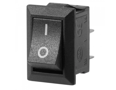 Accesorii si componente pentru Arduino - Intrerupator mini ON/OFF cu clapeta, 117S, 2 pini, negru