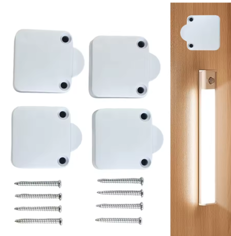 Intrerupator usa dulap pentru iluminare automata, AC 250V, alb, cu suruburi [1]
