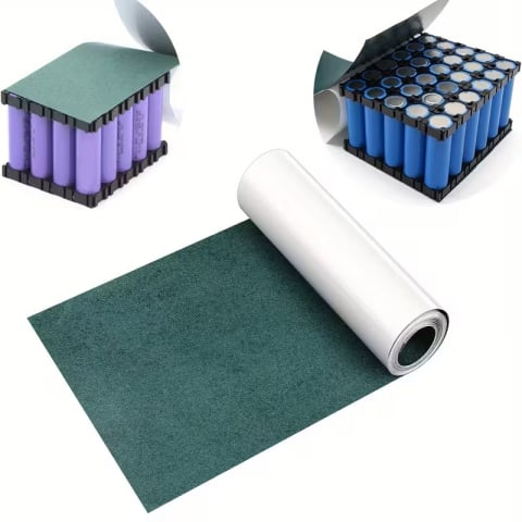 Accesorii baterii si acumulatori - Izolatie autoadeziva din carton pentru acumulatori, 65mm latime, 200mm lungime